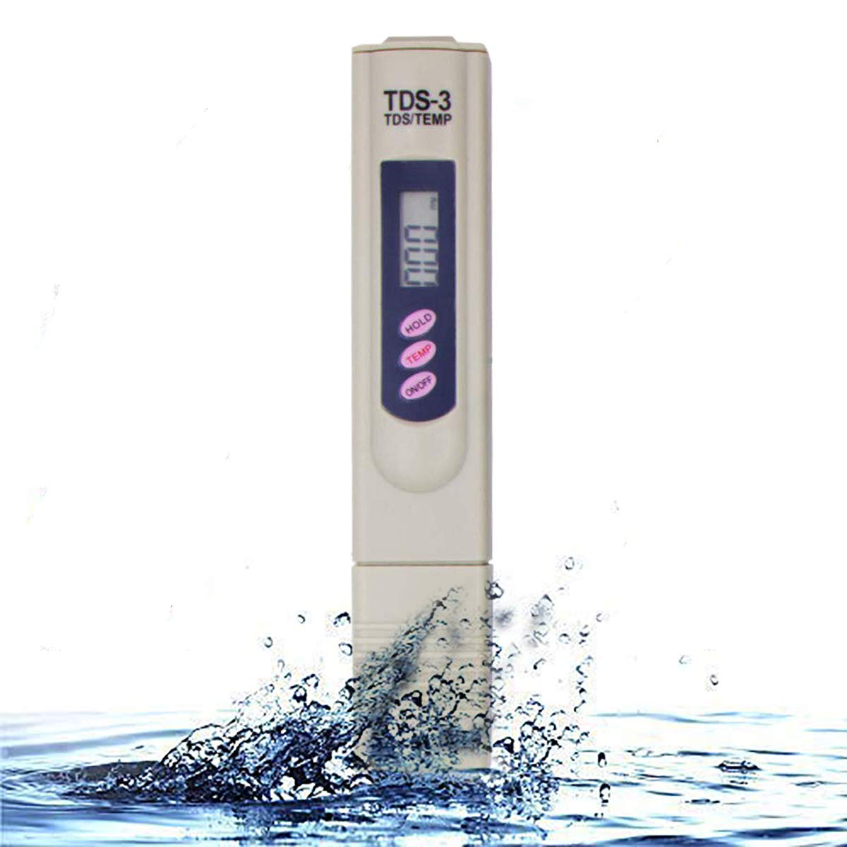 Test Water Purifier Filter Water Quality TDS Tester and Thermometer 2-in-1 With Temperature Calibration,Accurate Professional TDS Range 0-9999ppm adilon Water Quality Tester 