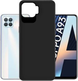 OO LALA JI Black Back Cover for OPPO A93