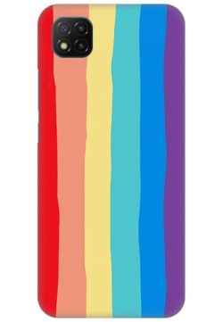 OO LALA JI - Rainbow Soft Silicone Case Cover for Xiaomi Redmi Poco C3