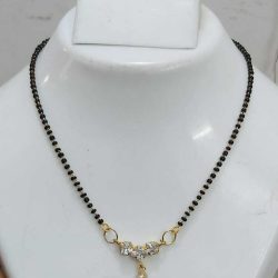 Boho Women Chain Pendant Choker Necklace Black Golden Jewelry Gift Light Weight
