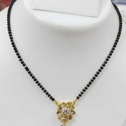 With Pendant Boho Women Chain Necklace Black Golden Jewelry Gift Light Weight
