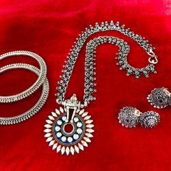 necklace earring bangle jewelry set bohemian tribal Turkish gypsy