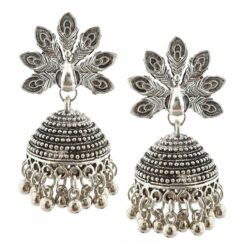 Bollywood Oxidized Silver Plated Handmade jhumka jhumki women Ethnic Earrings