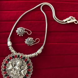 Oxidized Kolhapuri Choker Indian Necklace Jewelry for Girls and Women