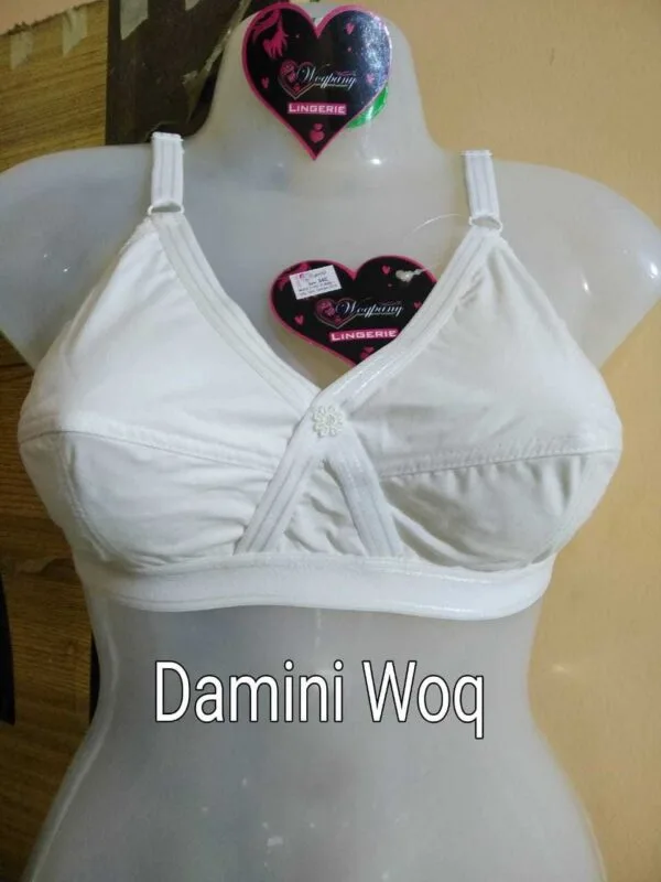 New Bras 100% Cotton Soft Cup Bra Unpadded Push Up No Wire Lingerie Underwear