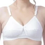 New Bras 100% Cotton Soft Cup Bra Unpadded Push Up No Wire Lingerie Underwear