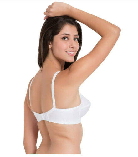 Buy OO LALA JI 100% Cotton Women's Breast Lifts Bra Wireless Size