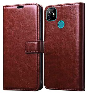 OO LALA JI For Itel Vision 1 Flip cover Vintage 1 Itel Vision 1