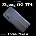ZIgZag Tecno Pova 3 Transparent Back Cover