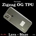 ZIgZag Lave Blaze Transparent Back Cover
