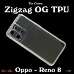 ZIgZag Oppo Reno 8 Back Cover Transparent