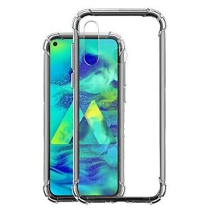 OO LALAJI Back Cover for Samsung M40 Bumper 12D Transparent Soft Case (Corner Protection with Air Cushion Technology) 1 1 543