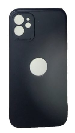 OO LALA JI Z Black Iphone 11 Logo Cut Back Cover