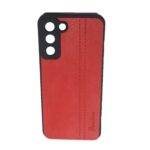 OO LALA JI for Tecno Pop 5 Pro Back Cover Leather Look -Red