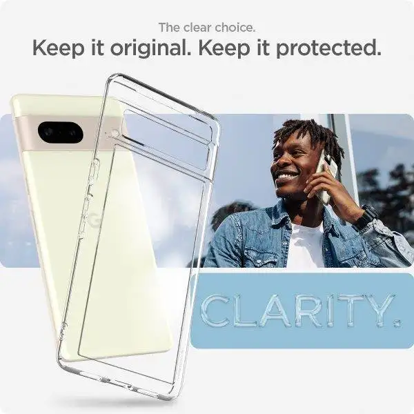 ZIgZag Google Pixel 7 Pro Back Cover Transparent New - Image 5