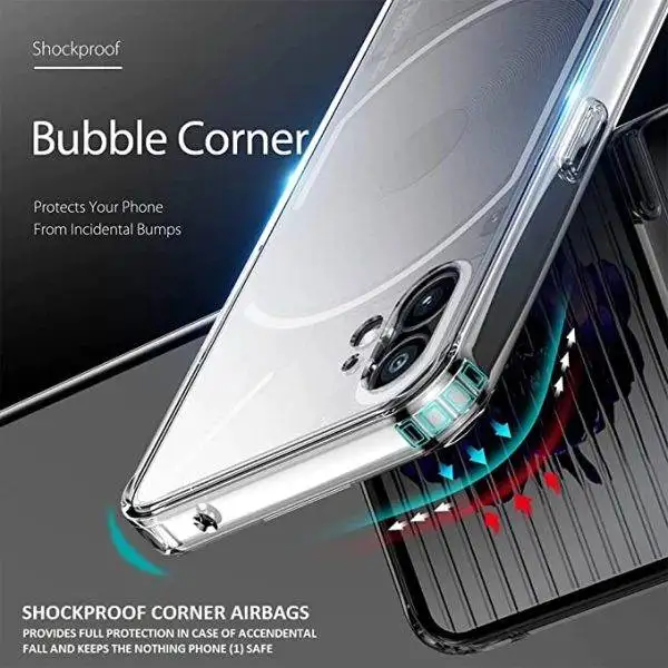 ZIgZag Nothing Phone 1 Back Cover Transparent New - Image 8