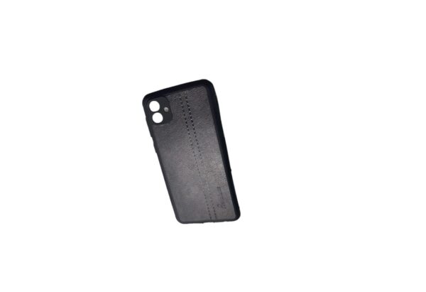 OO LALA JI for Realme C33  Back Cover Leather Look -Black - Image 5