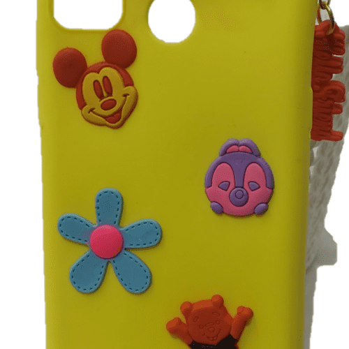 Girlish Back Cover for Micromax IN 1B - Yellow Latken