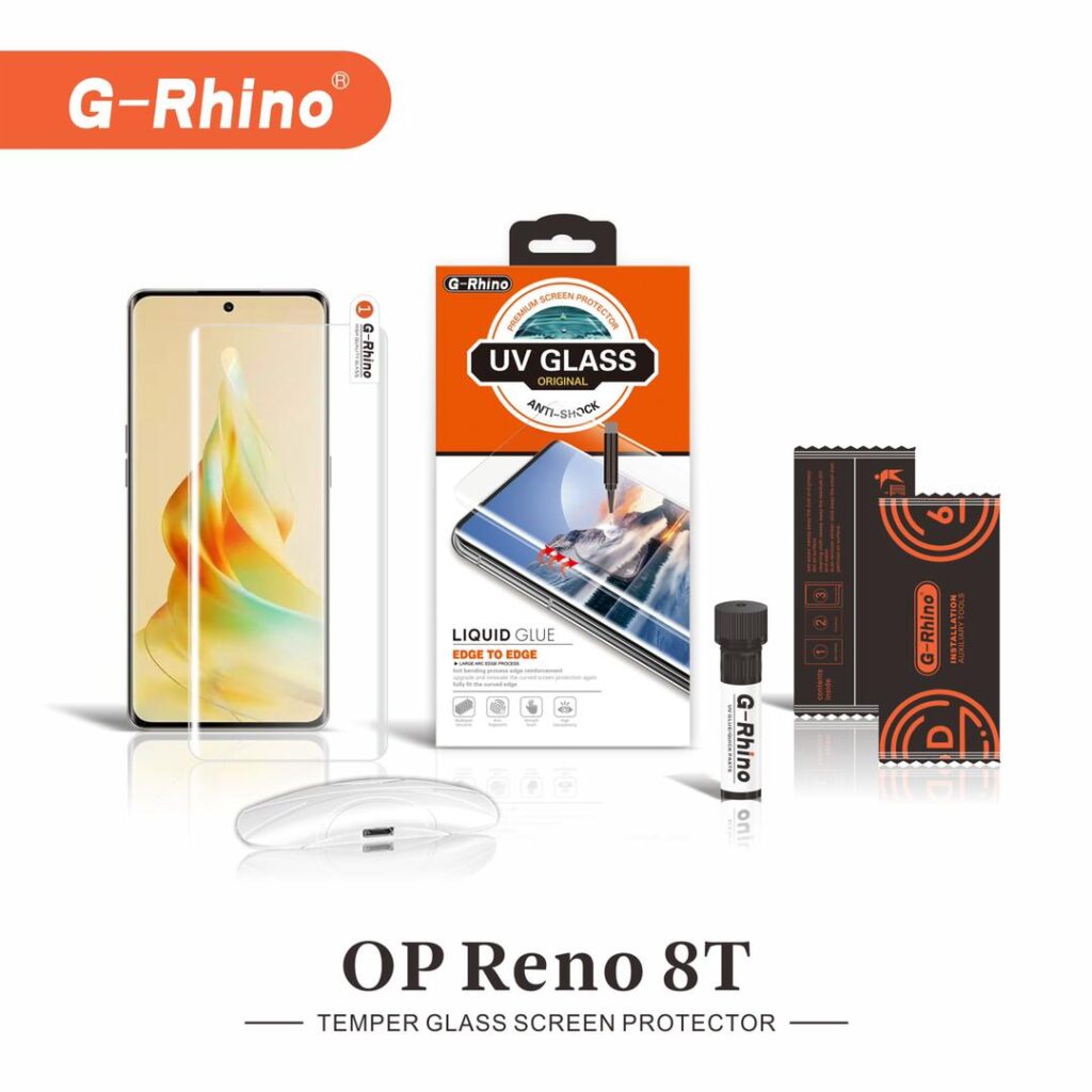 For Oppo Reno 8T 5G UV Tempered Glass New