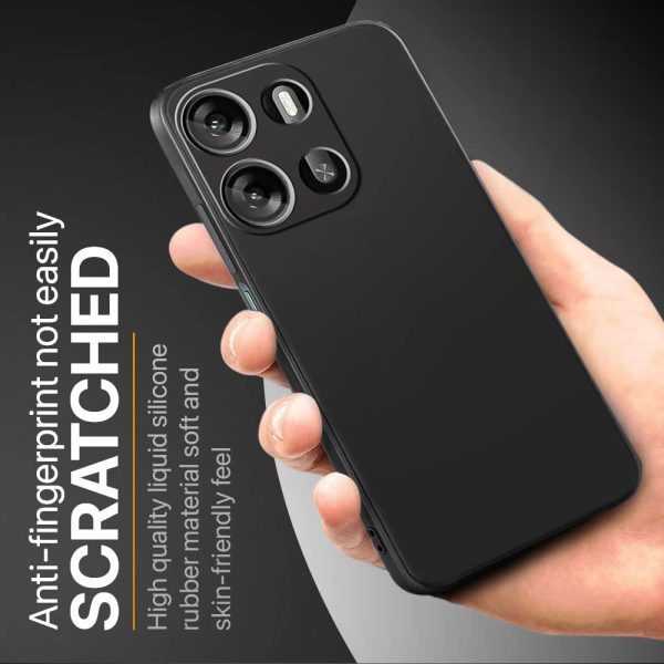 For Tecno Pop 7 Pro Back Cover Silicon Black new - Image 6