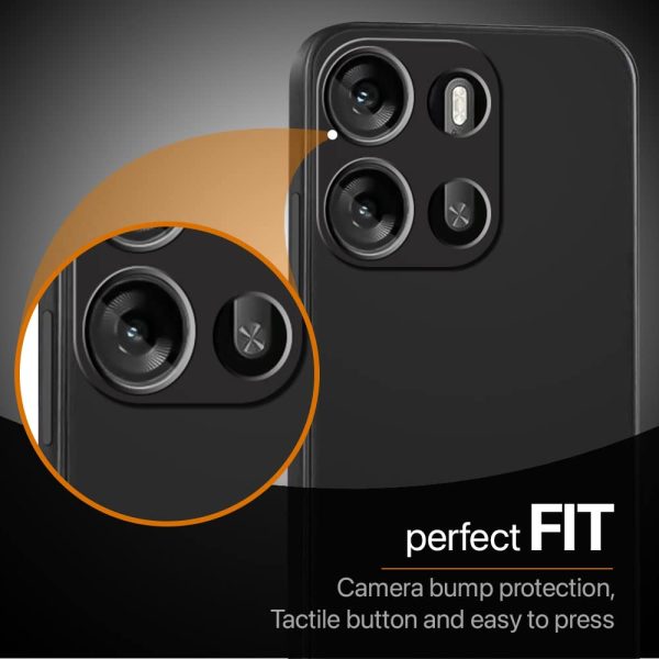 For Tecno Pop 7 Pro Back Cover Silicon Black new - Image 7
