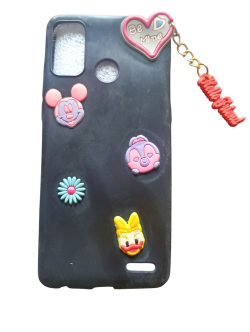 For Micromax IN 1B Back Cover Girlish New - Black