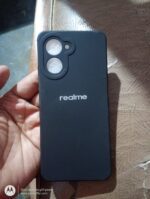 For Realme C33 Soft Back Cover Black - Image 2