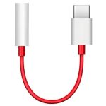 Red Type C to 3.5 mm Audio Jack Connector, Noise Cancelling Headphones Converter Audio Cable Compatible with Oneplus 8, 8Pro / 7,7Pro, 7T /6T and Compatible Type c Device