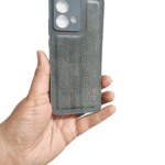 For Motorola Moto Edge 40 Neo Leather Back Cover - Grey