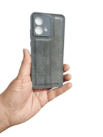 For Motorola Moto Edge 40 Neo Leather Back Cover - Grey