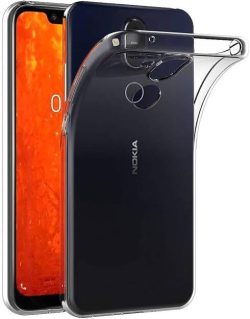For Nokia 8.1 Back Cover Transparent New
