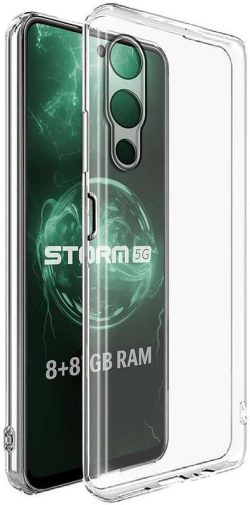 ZIgZag For Lava Storm Back Cover Transparent