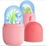 Silicone Ice Mold Roller – Reusable Facial Massager for Glowing Skin & Pore Care for Men & Women | Ice Cube Roller for Glowing Skin & Puffy Eyes | Reusable & Unbreakable (Multi color)