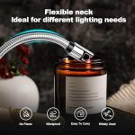 USB Rechargeable Electric Gas Lighter with Flexible Neck | Windproof & Flameless Arc Lighter for Kitchen, Candle, BBQ - 400 Uses in Single Charge - Image 4