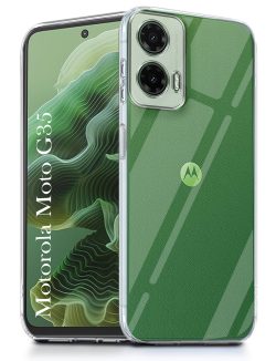 Zigzag Motorola G35 Back Cover Transparent New