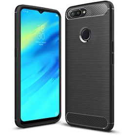 For Realme U1 / 2 / 2 Pro Back Cover Black Armor New