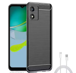 For Motorola Moto E13 Back Cover Black Armor New