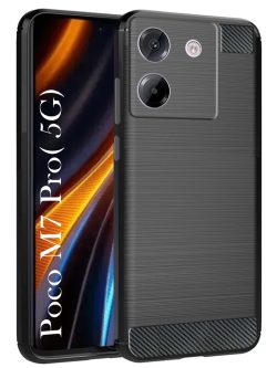 For Poco M7 Pro 5G Back Cover Black Armor New