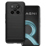 For Lava Agni 2 5G Back Cover Black Armor New