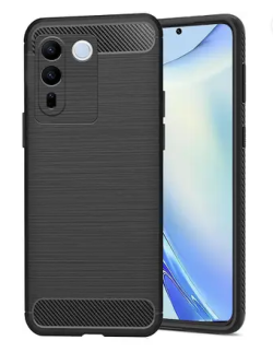 For Vivo V27 5G Back Cover Black Armor New
