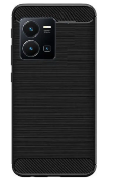 For Vivo Y35 Back Cover Black Armor New