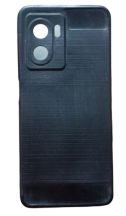 For Realme Narzo 50 Back Cover Black Armor New
