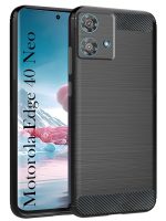 For Motorola Moto Edge 40 Neo 5G Back Cover Black Armor New