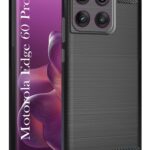 For Motorola Moto Edge 60 Pro 5G Back Cover Black Armor New