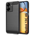For Xiaomi Redmi 13c 4G Back Cover Black Armor New