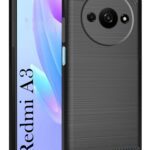 For Xiaomi Redmi A3 2024 Back Cover Black Armor New