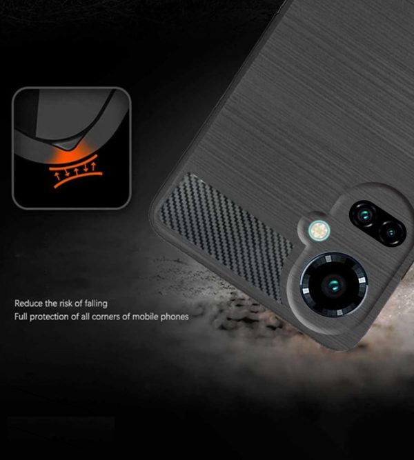 For Tecno Camon 19 Pro Back Cover Black Armor New - Image 8
