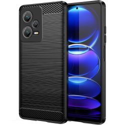 For Xiaomi Redmi Note 12 5G Back Cover Black Armor New