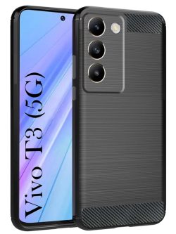 For Vivo T3 5G Cover Black Armor New