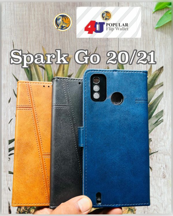 4U Tecno Spark Go 2020 / Tecno Spark Go 2021 Flip Cover New - Image 2
